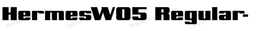HermesW05 Regular字体转换